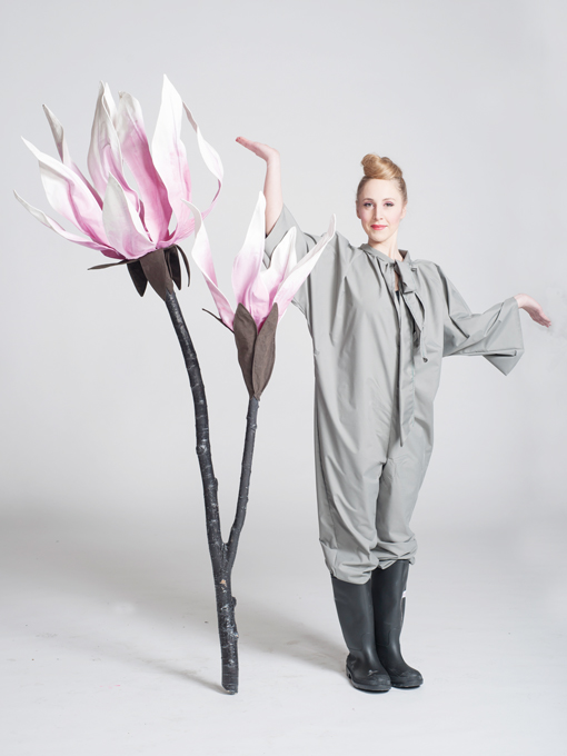 Giant Flowers- überdimensionale Blumen aus Stoffen