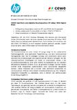 CEWE installiert erste digitale Druckmaschine HP Indigo 7800 Digital Press