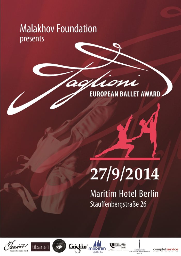 Malakhov Foundation präsentiert ersten europäischen Ballettpreis „Taglioni“