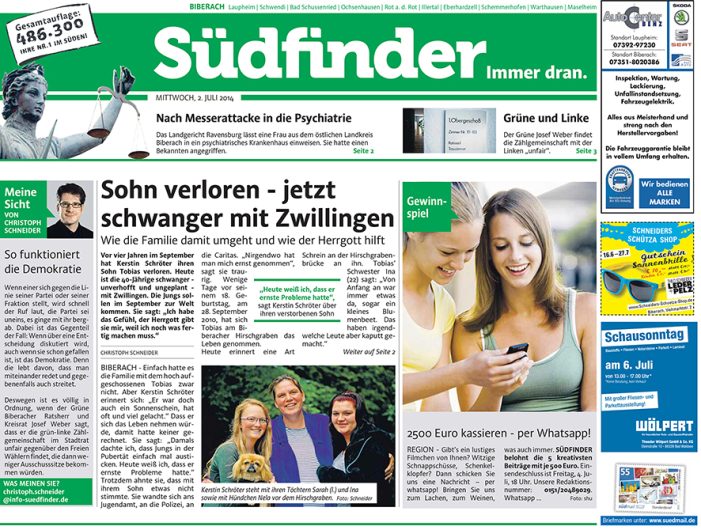 Aus „INFO – der Südfinder“ wird „Südfinder“