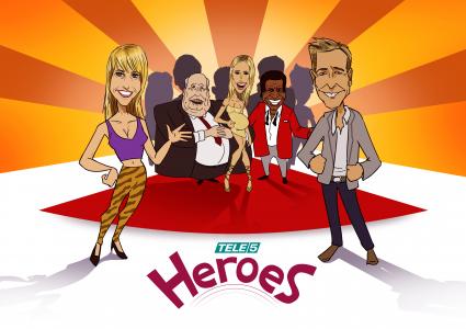 Leider geil: Der wirklich witzige Wochenrückblick im deutschen Fernsehen! / „HEROES – 5 Helden, keine Meinung“ ab 17. Oktober auf TELE 5 (FOTO)