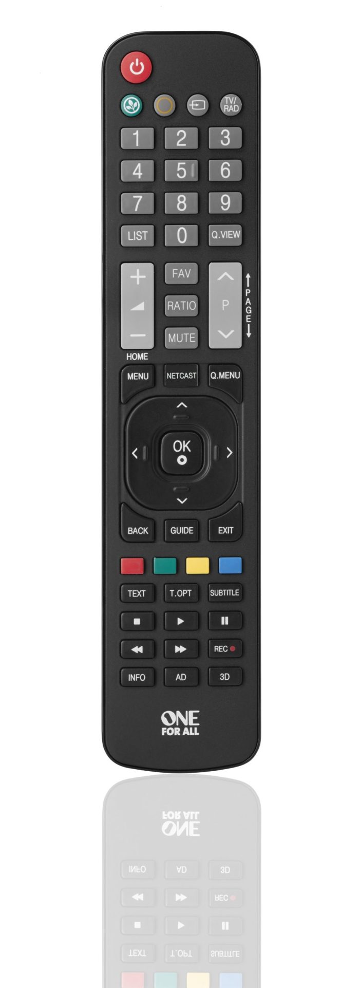 One For All bringt mit der LG Remote URC 1911 eine Ersatzfernbedienung für alle LG-TVs auf den Markt