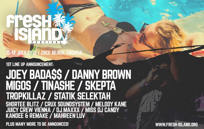 Erste Acts für das FRESH ISLAND FESTIVAL 2015 bestätigt