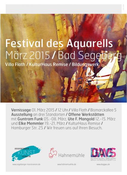 Rolf Meyn beim „Festival des Aquarells“ (FOTO)