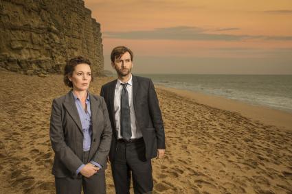 „Broadchurch“ am Sonntagabend im ZDF / Vierteilige Krimiserie mit David Tennant und Olivia Colman (FOTO)