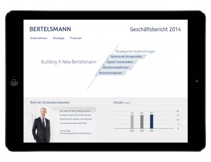 Bertelsmann informiert multimedialüber strategische Fortschritte