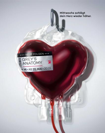 ProSieben lässt „Grey–s Anatomy“ an sein Herz(stück): Die Sender-Ikone pulsiert im Takt der neuen Staffel (FOTO)