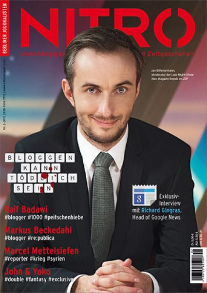 NITRO, das Magazin für Medien und Zeitgeschehen, ist druckfisch erschienen. Titelthema: Die Bloggerszene im Vormarsch! (FOTO)