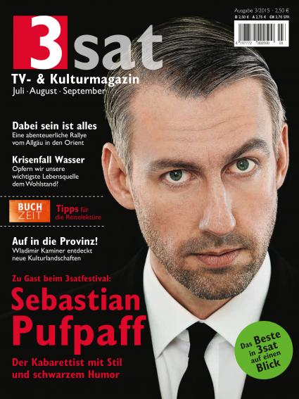 Sebastian Pufpaff: „Mein Name ist Programm“ / Der Kabarettist im Interview im neuen „3sat TV-& Kulturmagazin“ / Die Ausgabe 3/2015 erscheint am 19. Juni (FOTO)