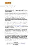 Handelsblatt launcht englischsprachiges Global Edition Magazin