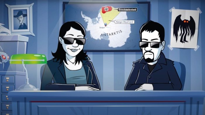Podcast HOAXILLA kommt ins Fernsehen: The HISTORY Channel und HISTORY Play zeigen animierten Kurzfilm „Hoaxilla: Nazis in Neuschwabenland?“ (FOTO)