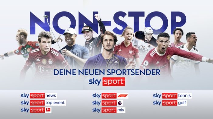 Sky Sport verbessert seine Programmstruktur und bringt neue 24-Stunden-Sportsender (FOTO)