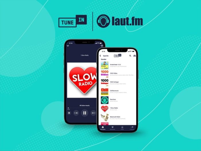 TuneIn und laut.fm verkünden umfassende Partnerschaft / Ab sofort ist das gesamte Angebot der User Generated Radio(TM)-Plattform laut.fm mit ihren über 10.000 Stationen auf TuneIn verfügbar (FOTO)