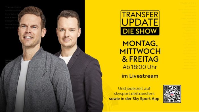 „Transfer Update – die Show“ im kostenlosen Livestream (FOTO)