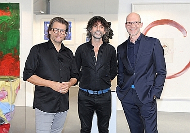 Kreativtalk mit Künstler Niclas Castello, VW-Chefdesigner Klaus Zyciora und Galerist Dirk Geuer im Rahmen der Sylt Art Fair