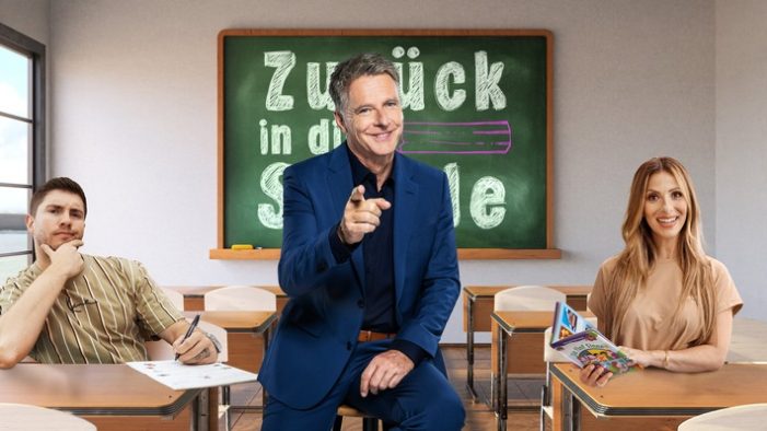 Gülcan Kamps, Joey Heindle, Patrick Lindner und Marcel Reif gehen am Mittwoch bei Jörg Pilawa in SAT.1 „Zurück in die Schule“ (FOTO)