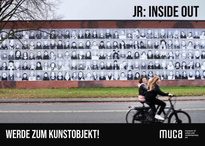 Werde Teil des JR Kunstwerks „Inside Out“ in München am MUCA Außengelände