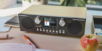 Albrecht DR 882: Klassisches Stereo-Digitalradio in Bambus-Optik und mit großem 2,8 Zoll TFT-Farbdisplay