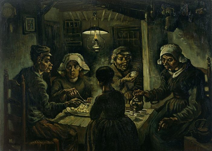 Zitate von Vincent van Gogh, Bild: Die Kartoffelesser
