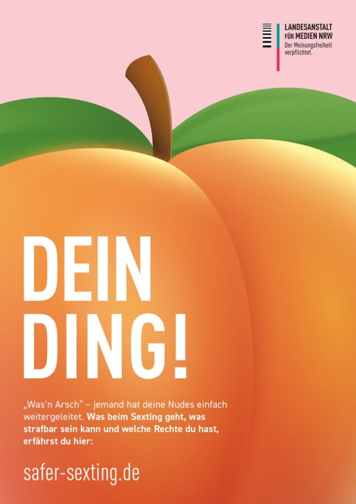 Sexting unter Jugendlichen – Das ist-n Ding. / Landesanstalt für Medien NRW klärt mit landesweiter Out of Home-Kampagne über mögliche Strafbarkeit beim Sexting auf (FOTO)