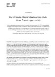 Corint Media: Medienstaatsvertrag bleibt hinter Erwartungen zurück