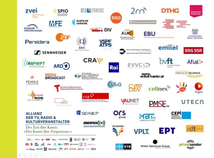 „Call to Europe“ von 80 Organisationen und Verbänden an EU und Länder: Klare Verhandlungsposition formulieren, um Rundfunk- und Kulturfrequenzen zu sichern (FOTO)