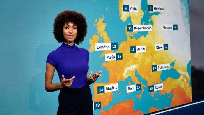 Lale-Marie Walter ab heute neue Wettermoderatorin beim Nachrichtensender WELT (FOTO)