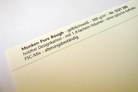 Munken Rough jetzt auch im Digitaldruck bedruckbar.