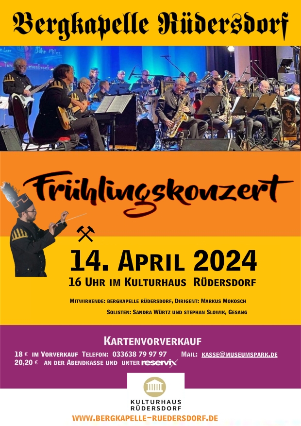 Frühlingskonzert der Bergkapelle Rüdersdorf e.V. Frühlingskonzert der Bergkapelle Rüdersdorf e.V.