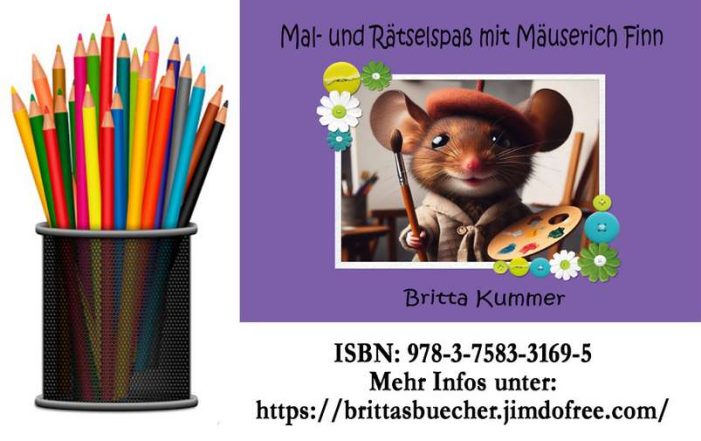 Frisch aus der Druckpresse: Mal- und Rätselspaß mit Mäuserich Finn