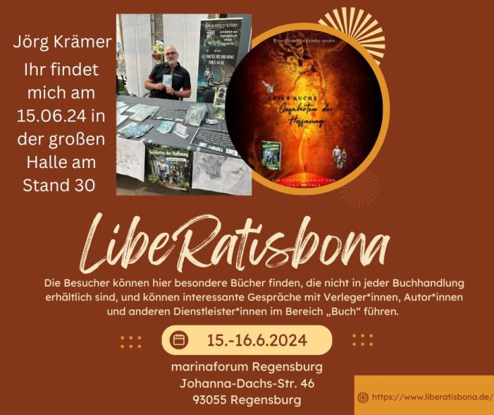 Jörg Krämer auf der Buchmesse LibeRatisbona in Regensburg