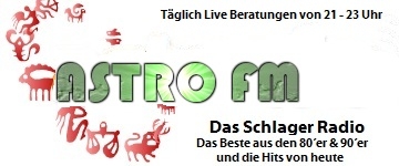 AstroFM sendet ab 01.07. täglich 12 Stunden Live AstroFM sendet ab 01.07. täglich 12 Stunden Live