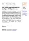 DJV fordert Job-Sicherheit von künftigen N24-Eigentümern DJV fordert Job-Sicherheit von künftigen N24-Eigentümern