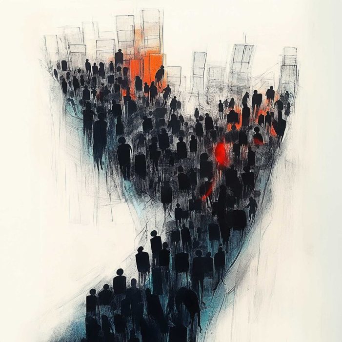 „Between Shadows and Light. The Silent March of Souls“ von Tokio Darcy®