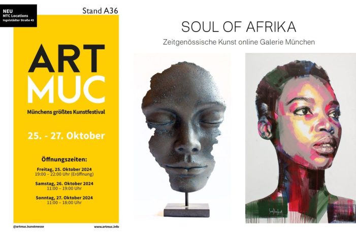 SOUL OF AFRIKA präsentiert zeitgenössische Kunst auf der ARTMUC 2024 in München