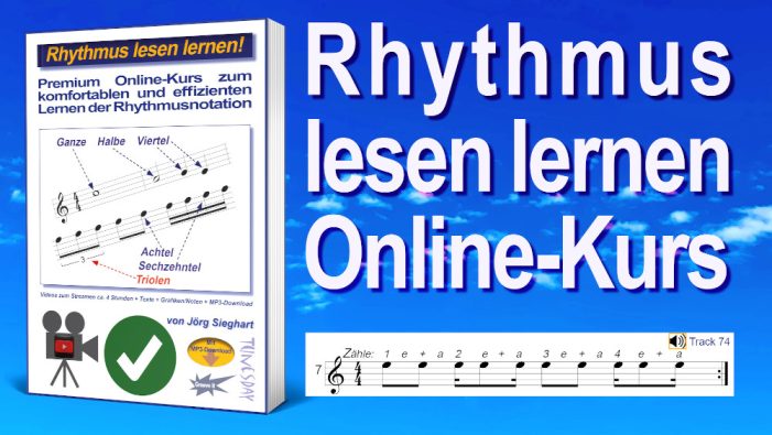 Rhythmen in der Notenschrift lesen lernen – Online-Kurs Rhythmen in der Notenschrift lesen lernen – Online-Kurs