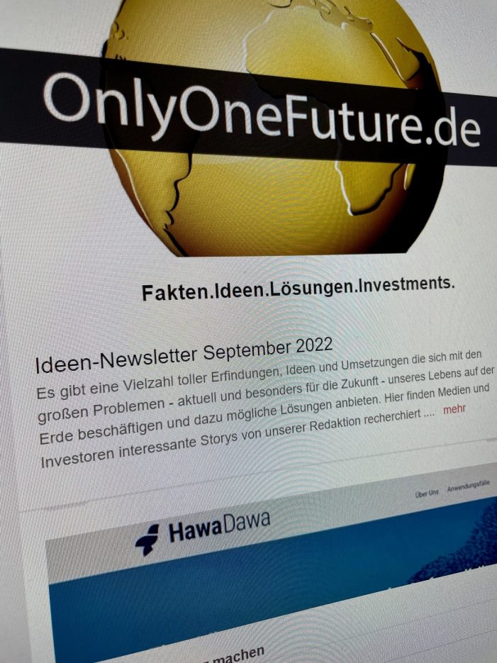 Revolutionäre Ideen für die Zukunft: OnlyOneFuture.de startet globalen Ideenreport im Herbst 2025