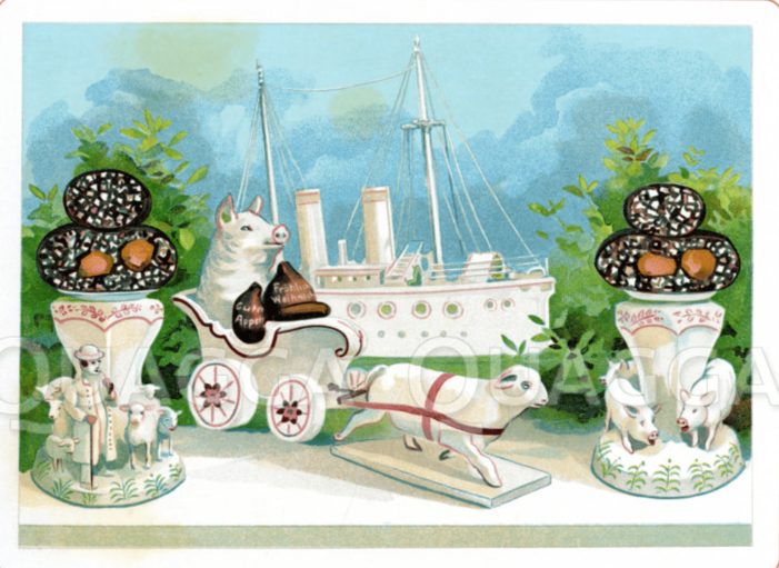 Lust am Fleisch: Eine exklusive Sammlung historischer Designvorlagen für Fleischerei-Schaufenster