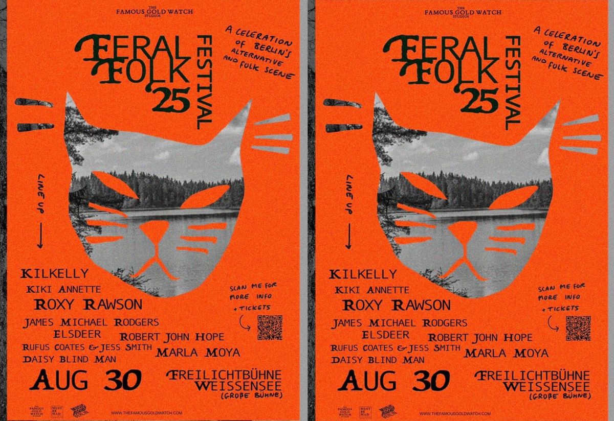 ZWEITE AUFLAGE DES FERAL FOLK FESTIVAL – 30. August 2025 auf der Berliner Freilichtbühne Weißensee