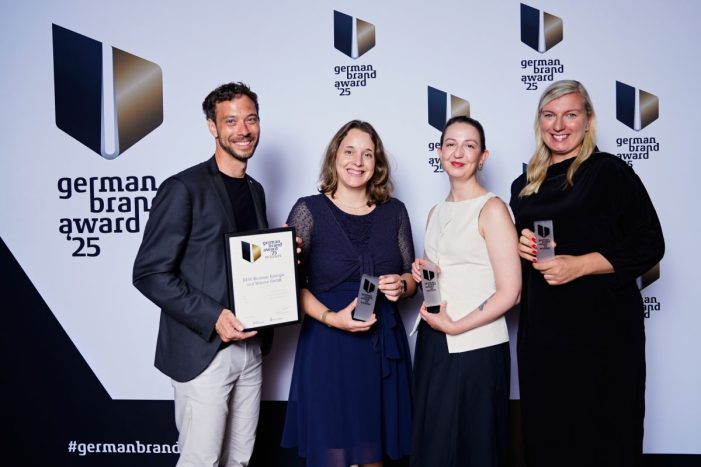 Frauengeführte Agentur OFF LABEL gewinnt German Brand Award mit Landesunternehmen BEW