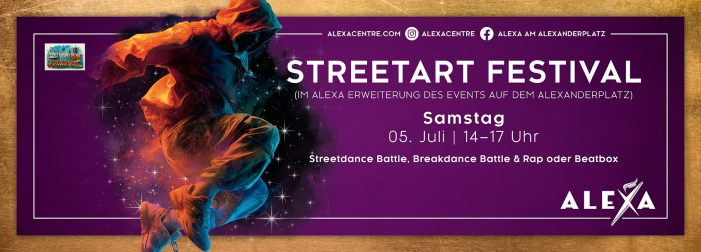 Das ALEXA lädt beim ersten Street Art Festival zu Live-Performances ein