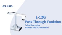 Die Pass-Through Funktion der L-12G – einfach zwischen Kamera- und PC-Bild wechseln