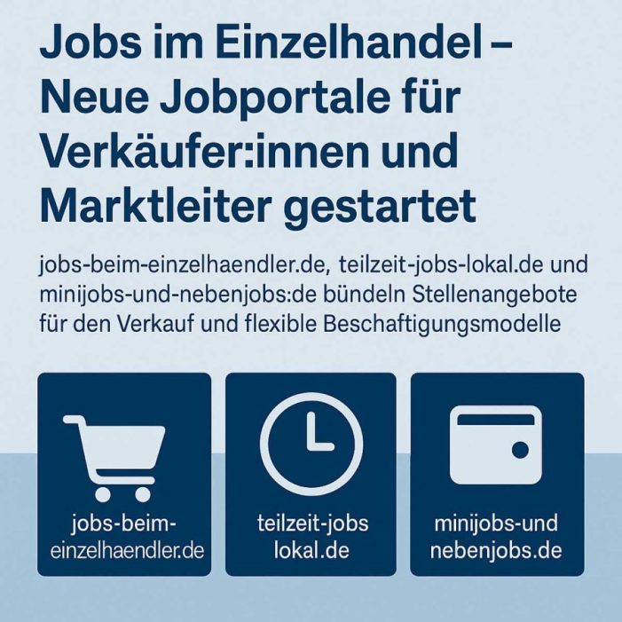 Jobs im Einzelhandel – Neue Jobportale für Verkäufer:innen und Marktleiter gestartet