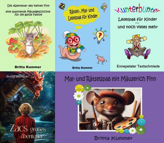 Ausmalen, Rätseln, Abenteuer oder Spannung – was darf es sein?
