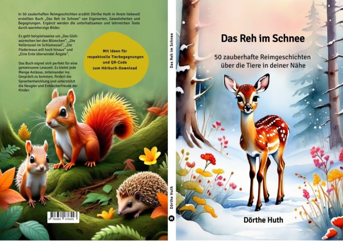 Buchneuerscheinung „Das Reh im Schnee“ – 50 zauberhafte Reimgeschichten für Kindergarten- und Grundschulkinder