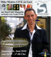 Ingo Mertineit (StarClub Magazin) im Interview mit Schlagersänger Mike Montes