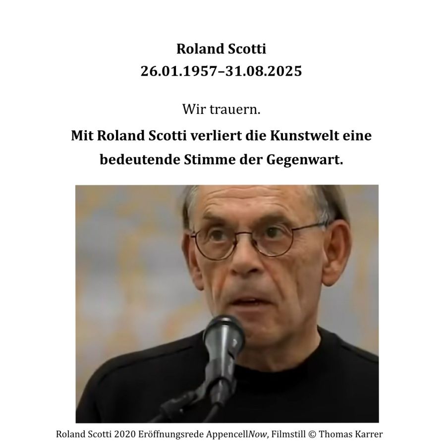 Wir trauern um Roland Scotti (1957-2025)