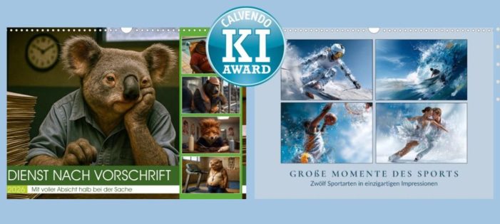 Mensch und KI im kreativen Zusammenspiel: Die Gewinner des CALVENDO KI-Kalender Awards stehen fest
