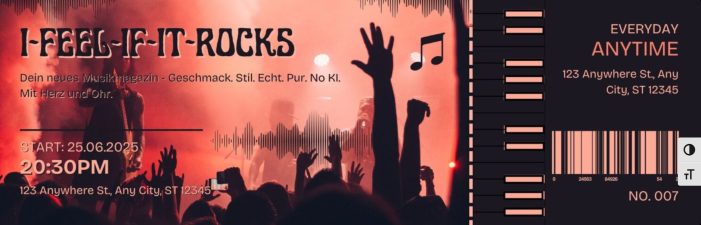 Neues Online-Magazin „I Feel If It Rocks“: Musik erleben, verstehen und fördern Neues Online-Magazin „I Feel If It Rocks“: Musik erleben, verstehen und fördern