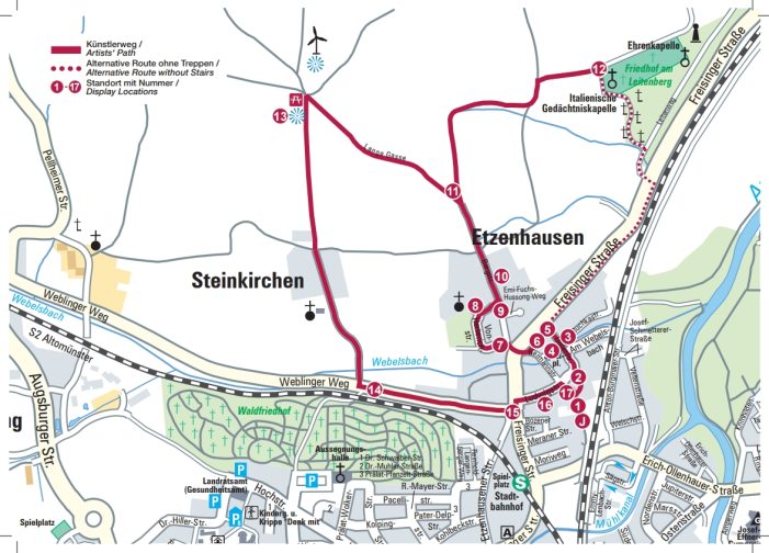 Stadt Dachau eröffnet neuen Künstlerweg